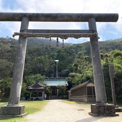 洲崎神社に参拝しました 二つの一の宮