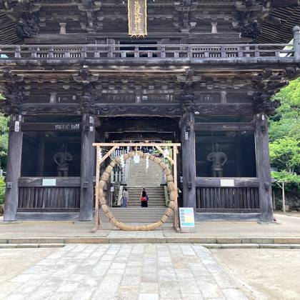 夏至の日の筑波山神社　茅の輪くぐり