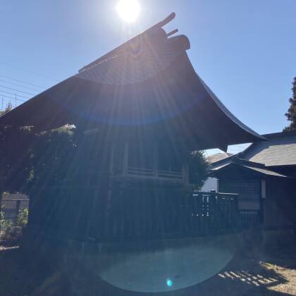 堤根菅原神社と花井神明神社に参拝しました　庚申信仰