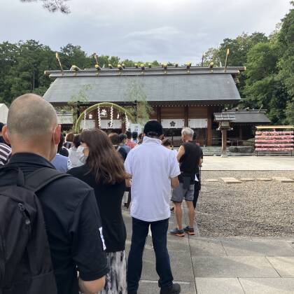 櫻木神社の夏詣夏越し大祓に参加しました