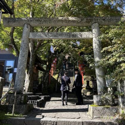 熊野皇大神社に参拝しました　不思議な神社